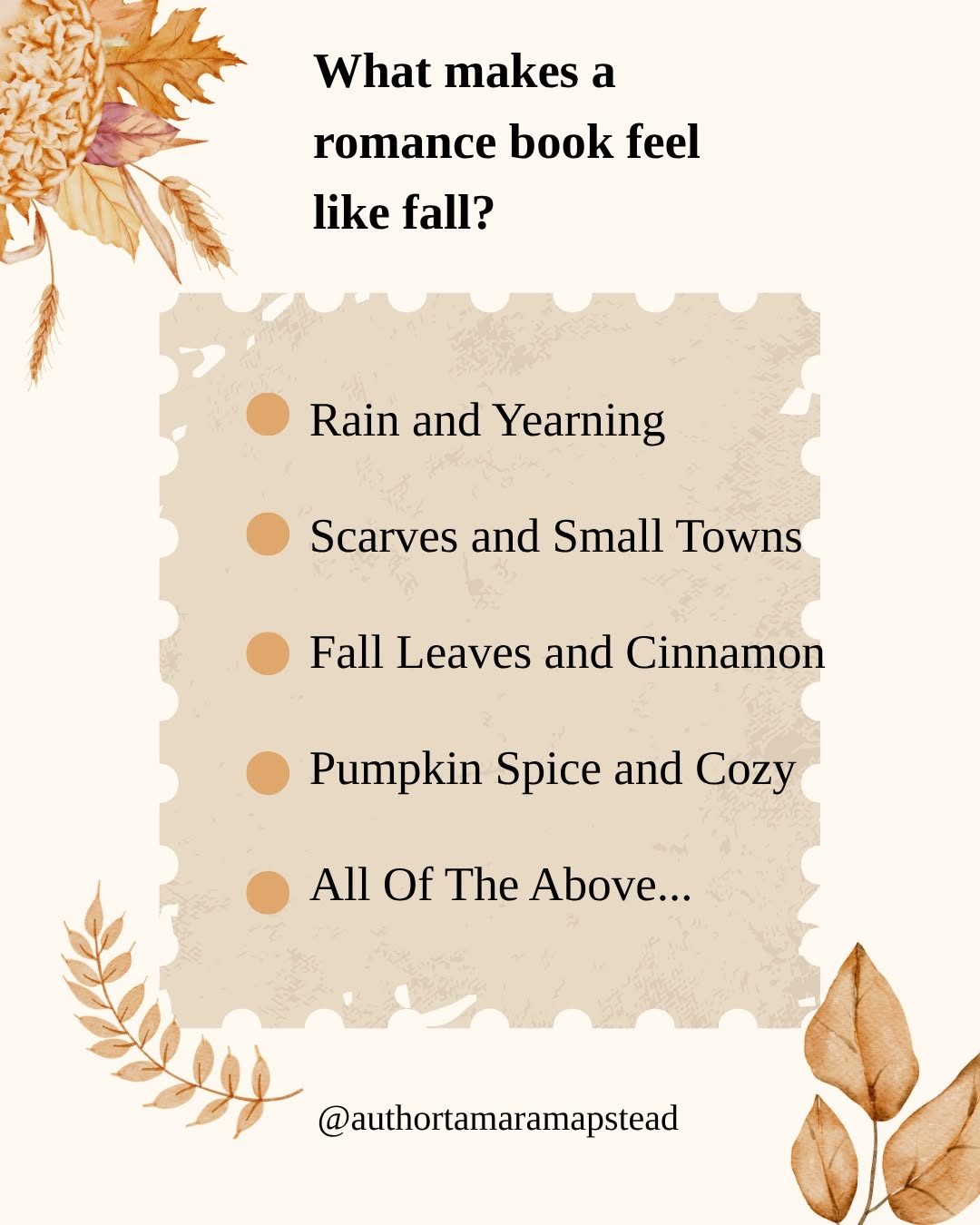 All my books are pretty much set in Summer... except one.